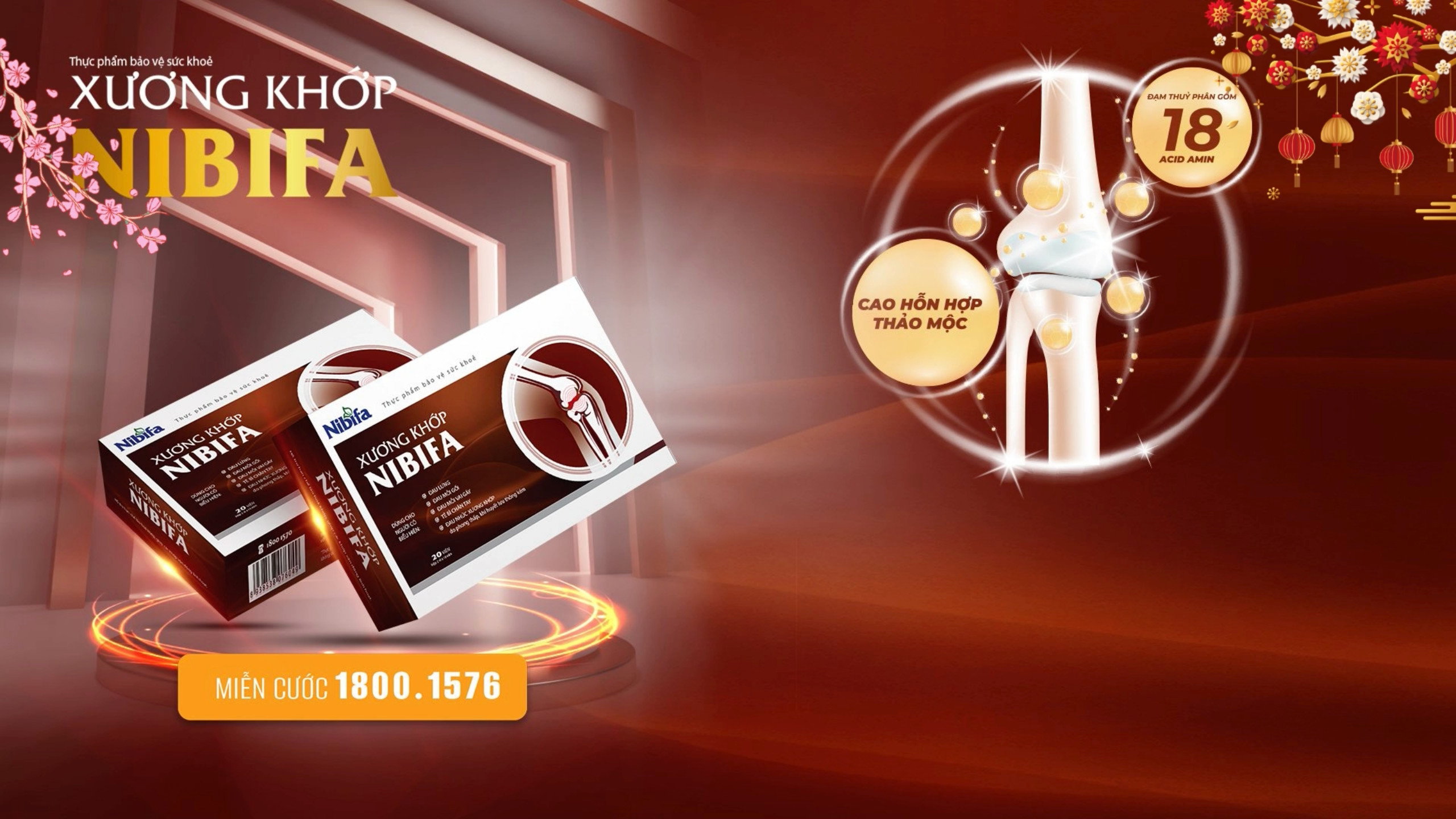 Xương Khớp Nibifa - giảm đau nhức mỏi